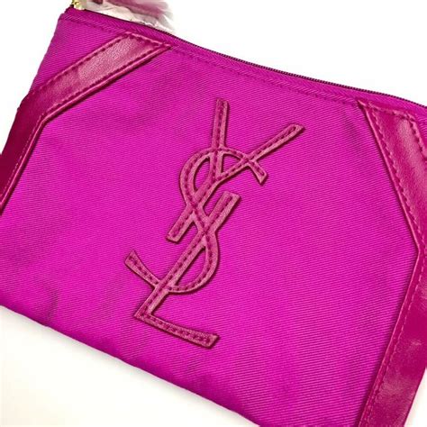 ysl cosmetic bag ebay|ysl makeup pouch.